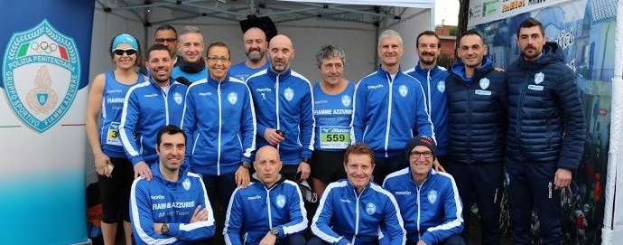 Le Fiamme Azzurre Master presenti alla Corsa di Miguel