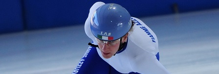 Cecilia Maffei in finale con la staffetta di Short Track