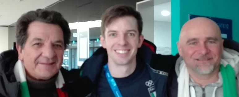 Hotarek tra il presidente Consolo e il commissario Pichi