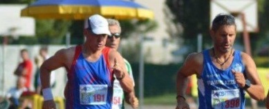 Franco Geronimo, tricolore master nella marcia indoor