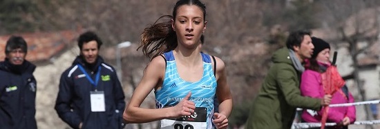 Nadia Battocletti, tricolore juniores nel cross a Gubbio