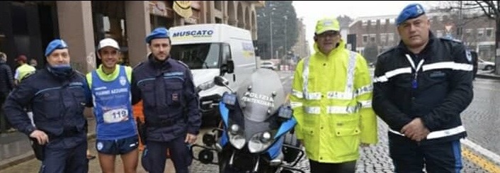 Saia e la scorta della Polizia Penitenziaria a Biella