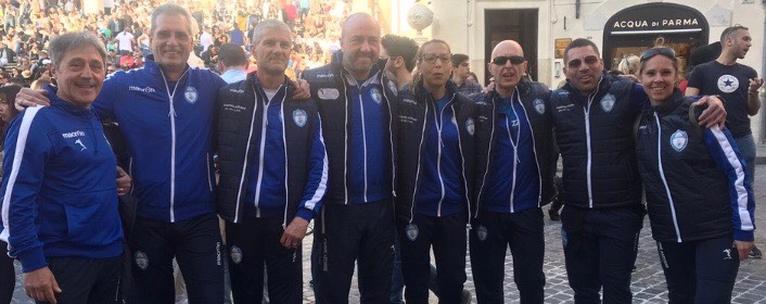 la rappresentanza dei nostri master alla Messa del Maratoneta