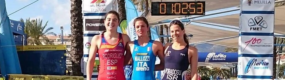 Beatrice Mallozzi sul podio di Mellilla