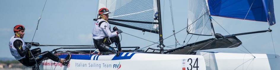 Grande gara del Nacra 17 di Vittorio Bissaro a Marsiglia