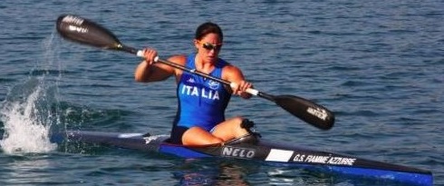 Sofia Campana impegnata in K1