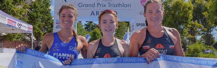 Beatrice Mallozzi sul secondo gradino del podio di Pescara