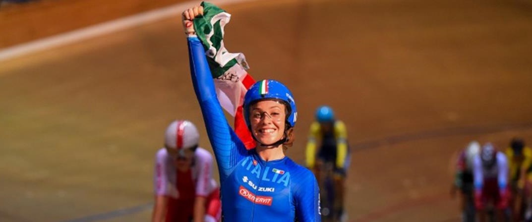 Terzo trionfo per Letizia Paternoster agli Europei su pista