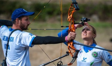Tricolori nel compound mixed team a Bisceglie, Seimandi e Franchini