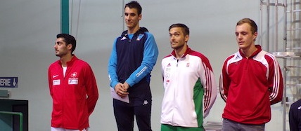 Federico Vismara sul podio di Ginevra
