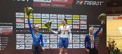 Letizia Paternoster sul podio dell'Omnium