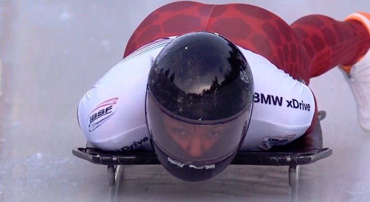 Valentina Margaglio lanciata sulla pista di Igls