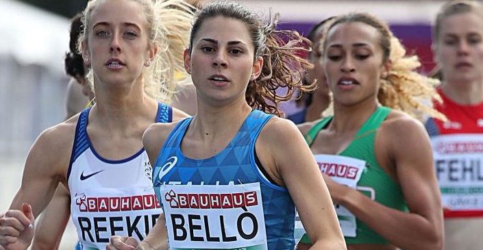 Elena Bell&ograve; nella finale di Gavle