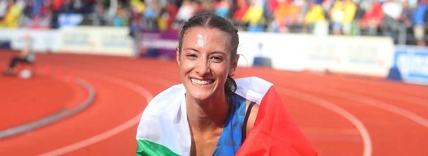 La gioia di Nadia Battocletti per l'argento di Boras
