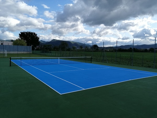 Il nuovo campo da tennis della Casa di reclusione di Spoleto