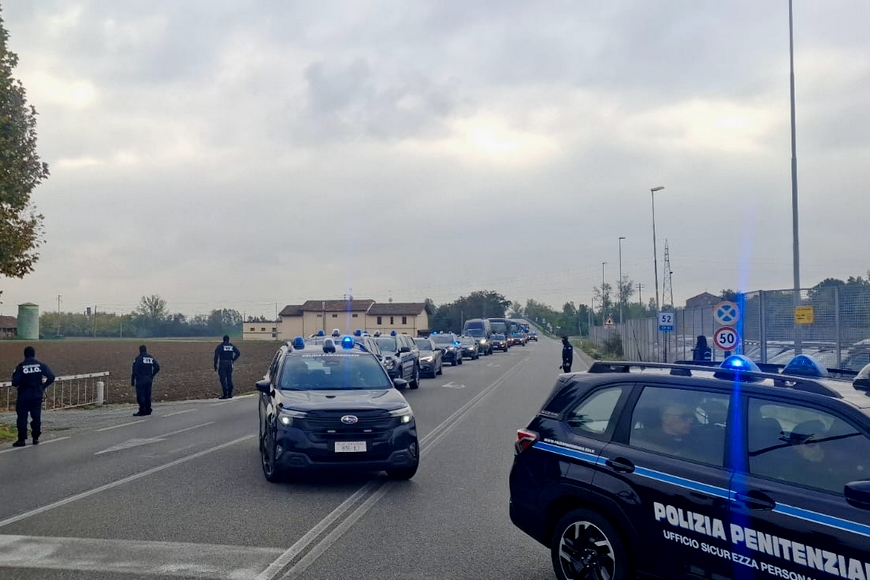 Un momento dell'operazione "KLEPSYDRA"
