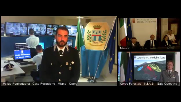 15 Agosto 2016 - Videoconferenza con il Ministro dell' Interno dalla Casa Reclusione Milano Opera