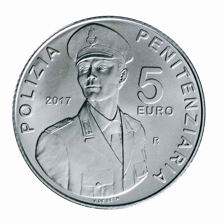 Moneta Bicentenario del Corpo di Polizia Penitenziaria