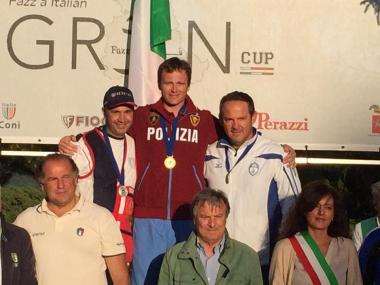 Tiro, Pellielo sul podio nel GP Fitav