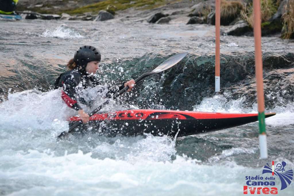 Canoa, Chiara Sabattini agli Europei di slalom