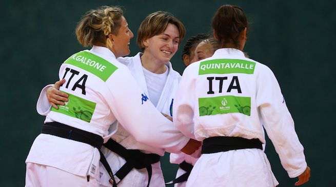 European Games, Cantoni di bronzo a squadre