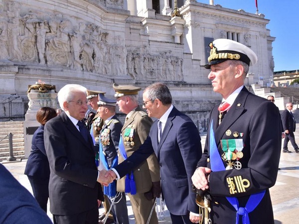 Il saluto di Basentini al Presidente Mattarella
